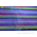 Nylon Polyester Colorful Stripe Mesh Fabric